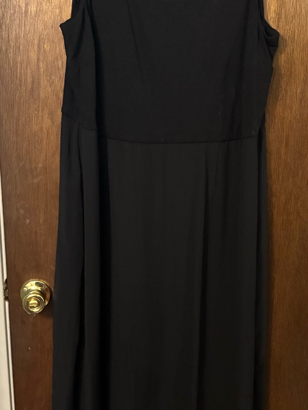 Vince Camuto Black Sleeveless Maxi Dress